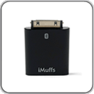 iMuffs Stereo Bluetooth adapter for iPod